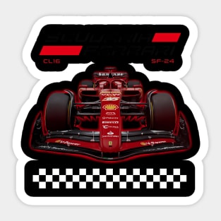 Scuderia Ferrari Charles Leclerc Sf-24 Sticker